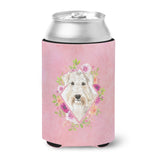 Caroline'S Treasures Ck4202Cc Wheaten Terrier Pink Flowers Can Or Bottle Hugger Cold-Beverage-Koozies, 12 Oz, Multicolor