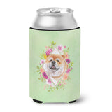 Caroline'S Treasures Ck4292Cc Chow #2 Green Flowers Can Or Bottle Hugger Cold-Beverage-Koozies, 12 Oz, Multicolor