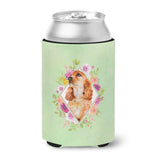 Caroline'S Treasures Ck4293Cc Chow #2 Green Flowers Can Or Bottle Hugger Cold-Beverage-Koozies, 12 Oz, Multicolor