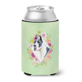 Caroline'S Treasures Ck4310Cc Dane Green Flowers Can Or Bottle Hugger Cold-Beverage-Koozies, 12 Oz, Multicolor