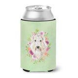 Caroline'S Treasures Ck4362Cc Wheaten Terrier Green Flowers Can Or Bottle Hugger Cold-Beverage-Koozies, 12 Oz, Multicolor