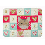Caroline'S Treasures American Wirehair Cat Love Machine Washable Memory Foam Mat Doormats, Multicolor