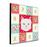 Asian Semi Longhaired Cat Love Artwork Wall Panel Ck5085Up88