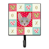 Caroline'S Treasures Bambino Cat Love Leash Or Key Holder Hooks, Multicolor