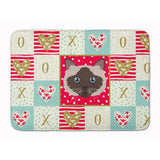 Caroline'S Treasures Birman Cat Love Machine Washable Memory Foam Mat Doormats, Multicolor