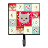 Caroline'S Treasures Brazilian Semi Longhair Cat Love Leash Or Key Holder Hooks, Multicolor