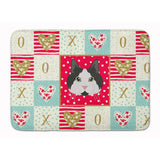 Caroline'S Treasures Cymric #2 Cat Love Machine Washable Memory Foam Mat Doormats, Multicolor