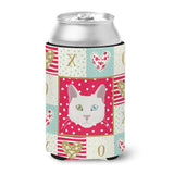 Caroline'S Treasures Ck5123Cc Khao Manee Cat Love Can Or Bottle Hugger Cold-Beverage-Koozies, Multicolor