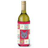 Caroline'S Treasures Ck5124Literk Korat Cat Wine Bottle Insulator Hugger Cold-Beverage-Koozies, 750 Ml, Multicolor