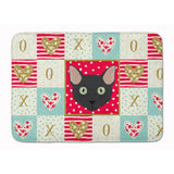 Caroline'S Treasures Mandalay Cat Love Machine Washable Memory Foam Mat Doormats, Multicolor