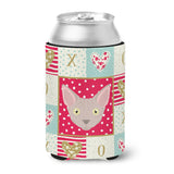 Caroline'S Treasures Ck5133Cc Minskin Cat Love Can Or Bottle Hugger Cold-Beverage-Koozies, Multicolor