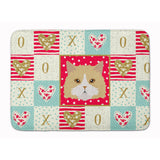 Caroline'S Treasures Oregon Rex Cat Love Machine Washable Memory Foam Mat Doormats, Multicolor