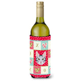 Caroline'S Treasures Ck5161Literk Serengeti Cat Wine Bottle Insulator Hugger Cold-Beverage-Koozies, 750 Ml, Multicolor