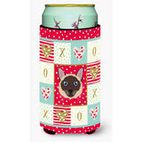 Caroline'S Treasures Ck5163Tbc Siamese Traditional Cat Tall Boy Hugger Cold-Beverage-Koozies, Multicolor