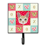 Caroline'S Treasures Singapura Cat Love Leash Or Key Holder Hooks, Multicolor