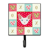 Caroline'S Treasures Sphynx Cat Love Leash Or Key Holder Hooks, Multicolor