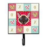 Caroline'S Treasures Tonkinese Cat Love Leash Or Key Holder Hooks, Multicolor
