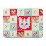 Caroline'S Treasures Turkish Van Cat Love Machine Washable Memory Foam Mat Doormats, Multicolor