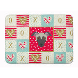 Caroline'S Treasures Argentine Pila Dog Love Machine Washable Memory Foam Mat Doormats, Multicolor