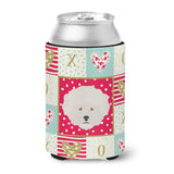 Caroline'S Treasures Ck5185Cc Bichon Fris Love Can Or Bottle Hugger Cold-Beverage-Koozies, Multicolor