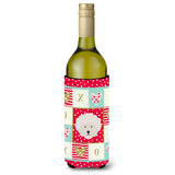 Caroline'S Treasures Ck5185Literk Bichon Fris Wine Bottle Insulator Hugger Cold-Beverage-Koozies, 750 Ml, Multicolor