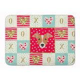 Caroline'S Treasures Italian Greyhound Love Machine Washable Memory Foam Mat Doormats, Multicolor