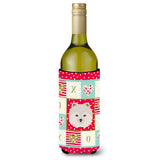 Caroline'S Treasures Ck5210Literk Japanese Spitz Wine Bottle Hugger Cold-Beverage-Koozies, 750 Ml, Multicolor