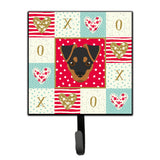 Caroline'S Treasures Japanese Terrier Love Leash Or Key Holder Hooks, Multicolor