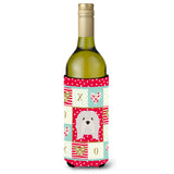 Caroline'S Treasures Ck5215Literk Lhasa Apso Wine Bottle Insulator Hugger Cold-Beverage-Koozies, 750 Ml, Multicolor