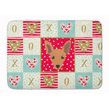 Caroline'S Treasures Miniature Pinscher Love Machine Washable Memory Foam Mat Doormats, Multicolor