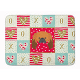 Caroline'S Treasures Pekingese Love Machine Washable Memory Foam Mat Doormats, Multicolor