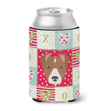 Caroline'S Treasures Ck5232Cc Rat Terrier Love Can Or Bottle Hugger Cold-Beverage-Koozies, Multicolor