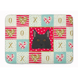 Caroline'S Treasures Schipperke Love Machine Washable Memory Foam Mat Doormats, Multicolor