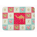 Caroline'S Treasures Arabian Camel Dromedary Love Machine Washable Memory Foam Mat Doormats, Multicolor