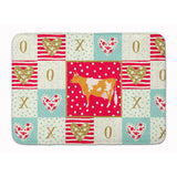 Caroline'S Treasures Guernsey Cow Love Machine Washable Memory Foam Mat Doormats, Multicolor