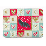 Caroline'S Treasures Sumatra Chicken Love Machine Washable Memory Foam Mat Doormats, Multicolor