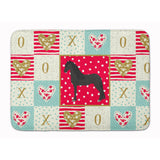 Caroline'S Treasures Friesian Horse Love Machine Washable Memory Foam Mat Doormats, Multicolor