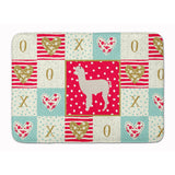 Caroline'S Treasures Alpaca Love Machine Washable Memory Foam Mat Doormats, Multicolor