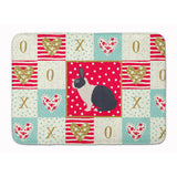 Caroline'S Treasures Dutch Rabbit Love Machine Washable Memory Foam Mat Doormats, Multicolor