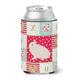 Caroline'S Treasures Ck5391Cc Hermelin Rabbit Love Can Or Bottle Hugger Cold-Beverage-Koozies, Multicolor