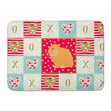 Caroline'S Treasures Holland Lop Rabbit Love Machine Washable Memory Foam Mat Doormats, Multicolor