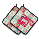Caroline'S Treasures Ck5405Pthd Dorper Sheep Love Pair Of Pot Holders Potholders, Multicolor