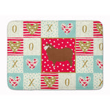 Caroline'S Treasures Merino Sheep Love Machine Washable Memory Foam Mat Doormats, Multicolor