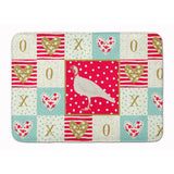 Caroline'S Treasures Beltsville Small White Turkey Hen Love Machine Washable Memory Foam Mat Doormats, Multicolor