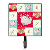 Caroline'S Treasures White Dominant Chinchilla Love Leash Or Key Holder Hooks, Multicolor