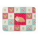 Caroline'S Treasures American Guinea Pig Love Machine Washable Memory Foam Mat Doormats, Multicolor
