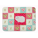 Caroline'S Treasures Merino Guinea Pig Love Machine Washable Memory Foam Mat Doormats, Multicolor