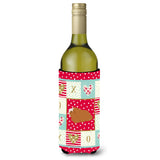 Caroline'S Treasures Ck5431Literk Peruvian Guinea Pig Love Wine Bottle Hugger Cold-Beverage-Koozies, 750 Ml, Multicolor