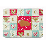 Caroline'S Treasures Peruvian Guinea Pig Love Machine Washable Memory Foam Mat Doormats, Multicolor