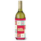 Caroline'S Treasures Ck5443Literk Syrian Golden Hamster Love Wine Bottle Hugger Cold-Beverage-Koozies, 750 Ml, Multicolor